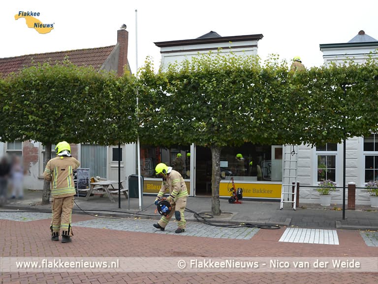 Bakker Bleumink tijdelijk gesloten door kleine brand