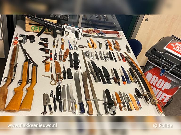 Ruim 400 wapens ingeleverd in regio Rotterdam