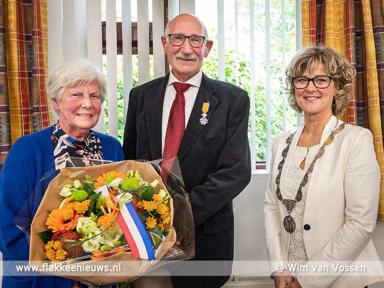 Koninklijke onderscheiding voor Jaap Jongejan uit Middelharnis