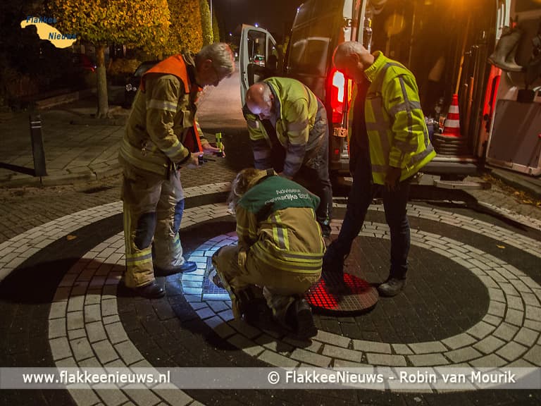 Benzinelucht houdt brandweer hele avond bezig in Dirksland