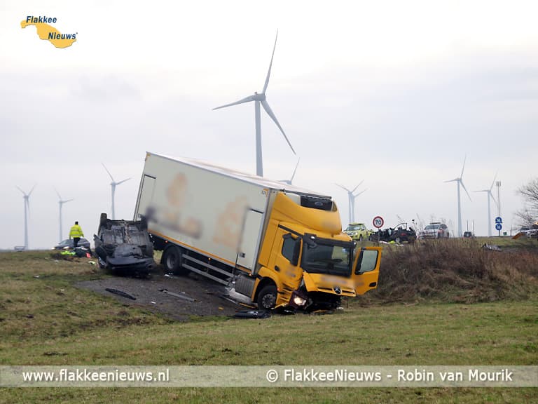 Dodelijk ongeval op N59 tussen Oude-Tonge en Bruinisse