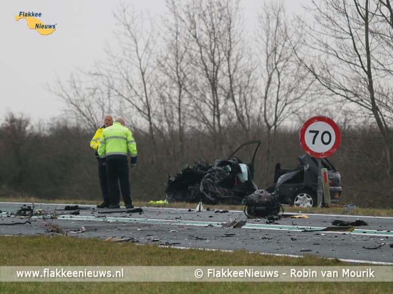 Dodelijk ongeval op N59 tussen Oude-Tonge en Bruinisse