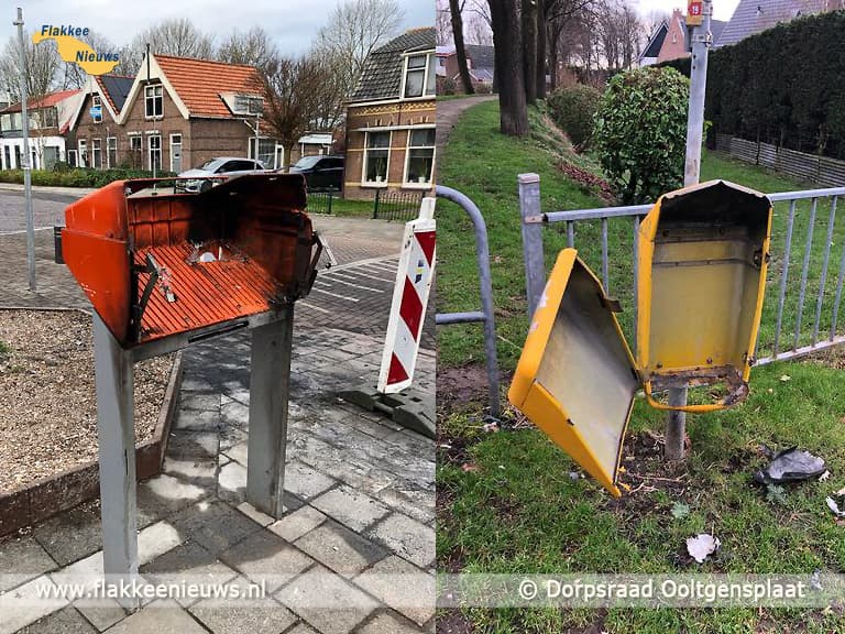 Weer veel vernielingen in en rondom Ooltgensplaat
