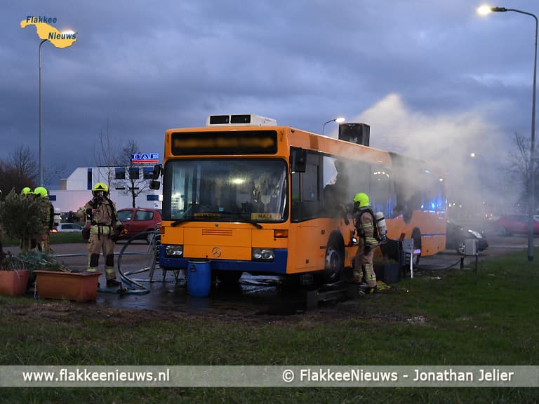 Foodtruck in brand bij Oude-Tonge