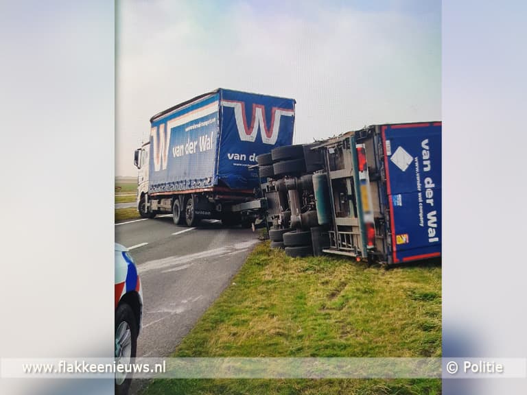 Veel schade door storm Eunice op Goeree-Overflakkee