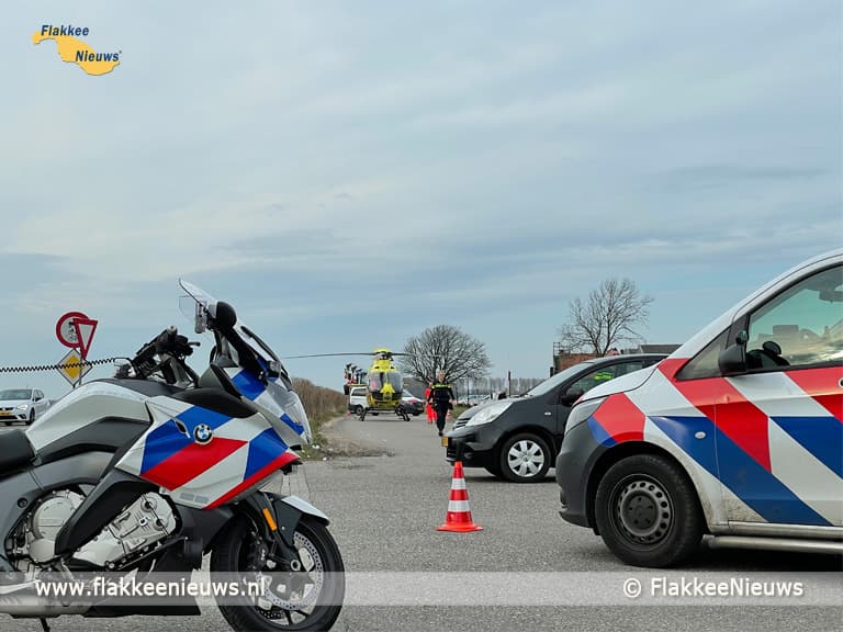 Bromfietsbestuurder gewond bij ongeval Nieuwe-Tonge