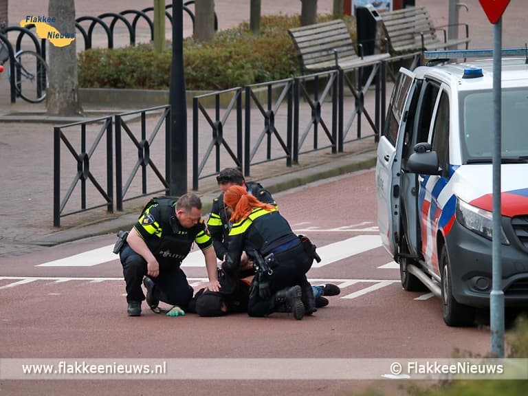 Verwarde man aangehouden die overval wilde plegen