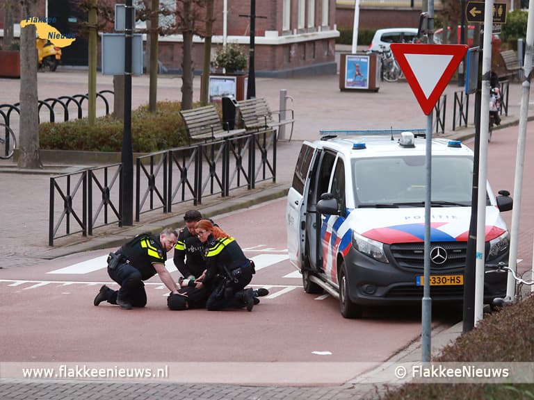 Verwarde man aangehouden die overval wilde plegen