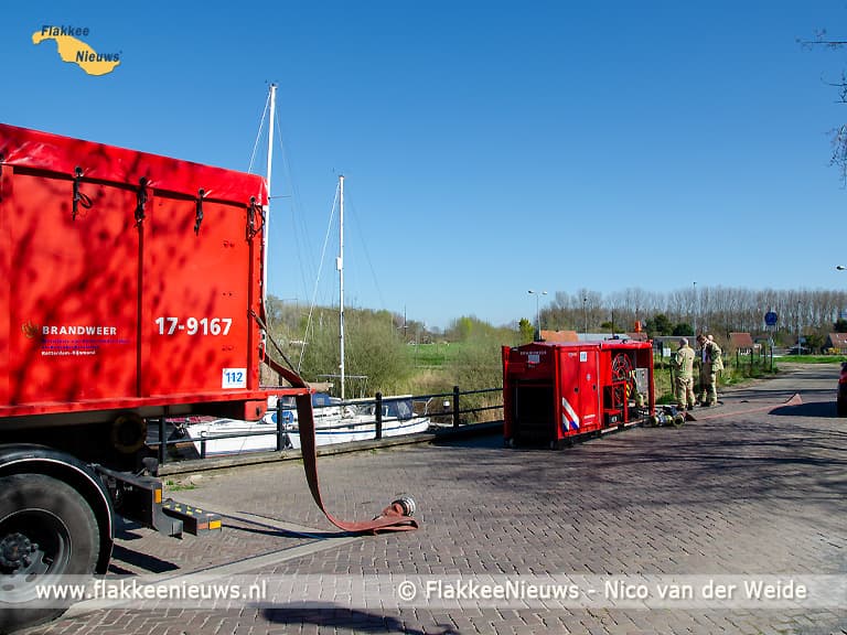 Grote brand in schuur Ooltgensplaat