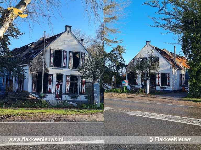 Zeer grote brand in Dirkslandse woning