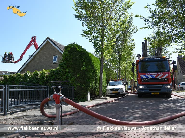 Zonnepanelen veroorzaken brand in Nieuwe-Tonge