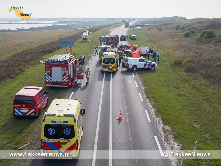 Dodelijk ongeval N57 bij Ouddorp