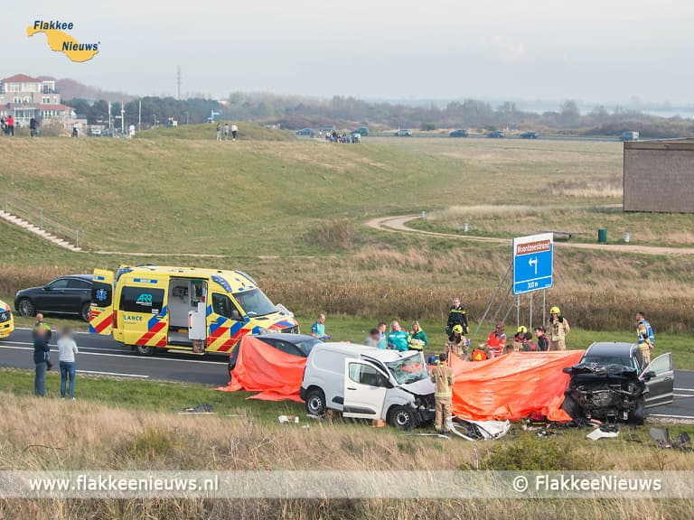 Dodelijk ongeval N57 bij Ouddorp