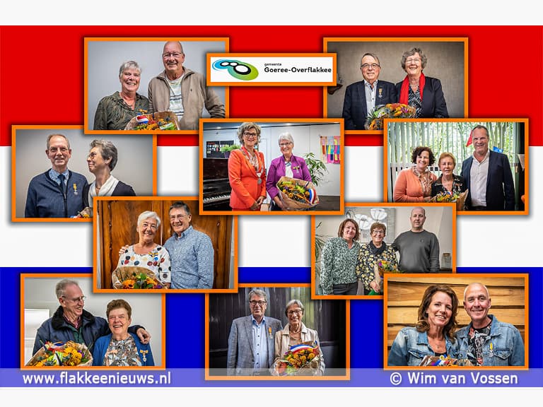 Het regent tien Lintjes op Goeree-Overflakkee