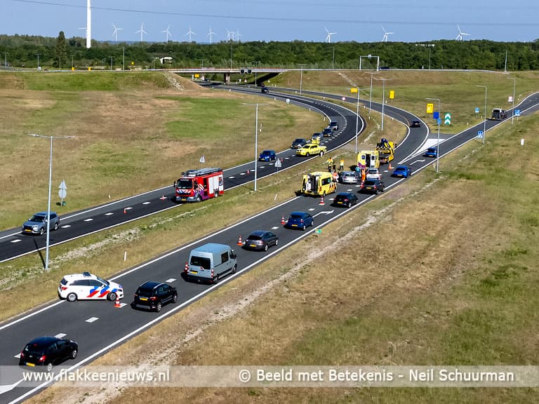 Twee gewonden bij ongeval N59