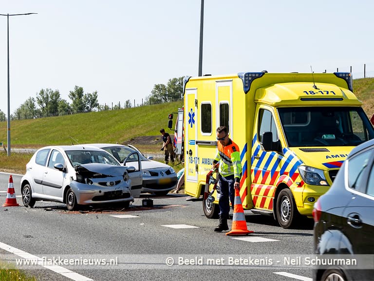 Twee gewonden bij ongeval N59