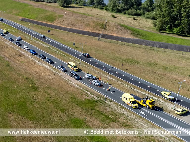 Twee gewonden bij ongeval N59