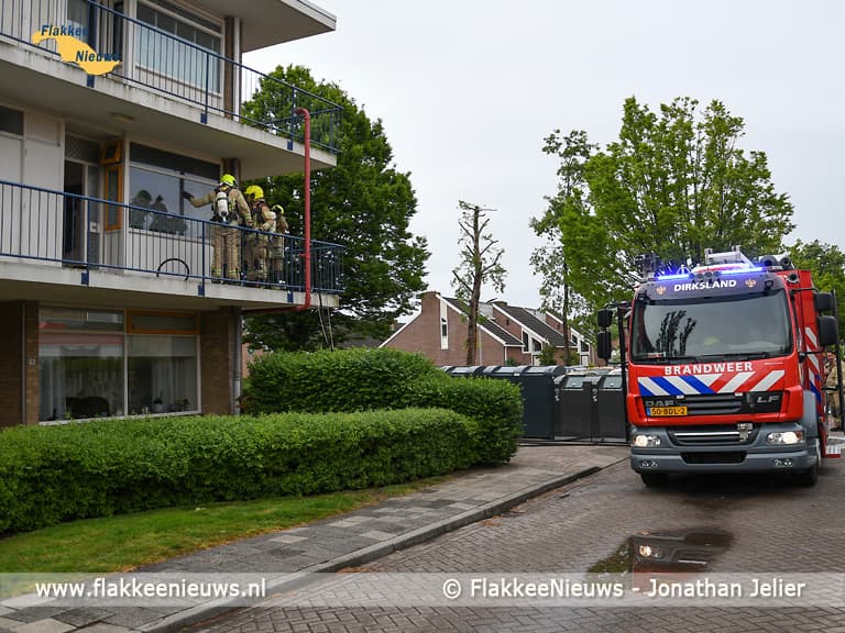 Brandweer en ambulance uitgerukt voor keukenbrand