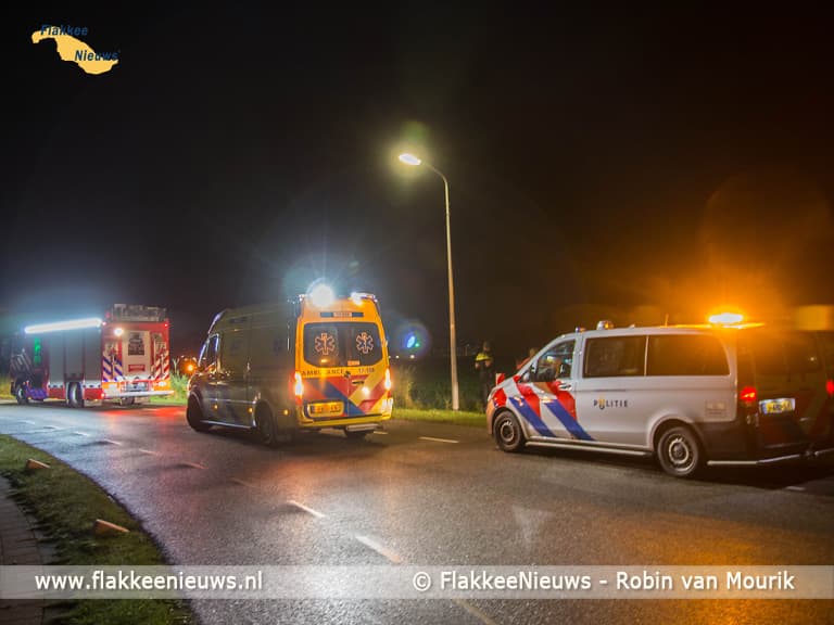 Voertuig te water bij Oude-Tonge