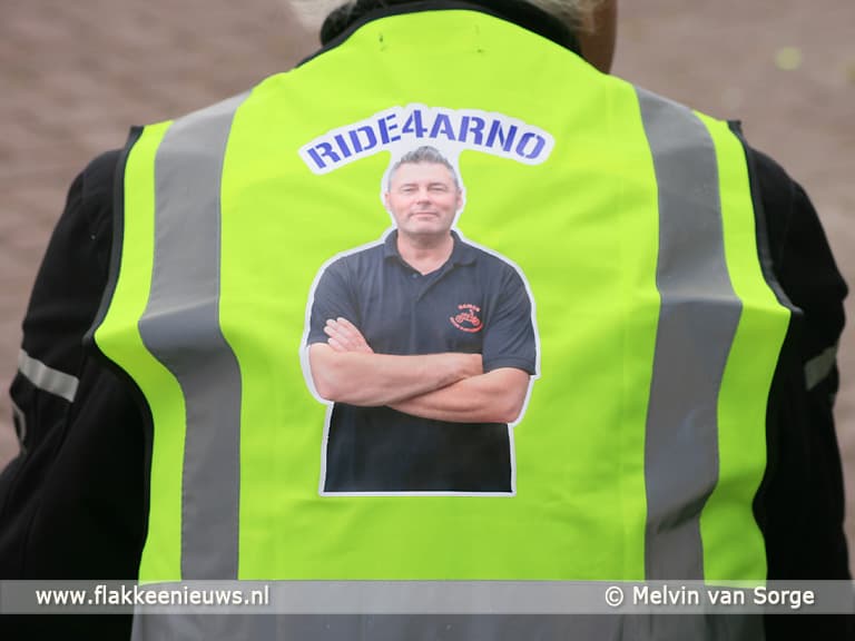 Indrukwekkende Ride4Arno tocht over Goeree-Overflakkee