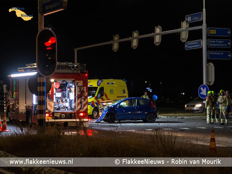 Twee zwaargewonden bij ongeval N59 Den Bommel