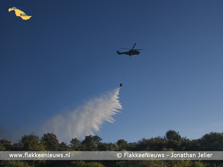 Grote duinbrand bij Ouddorp
