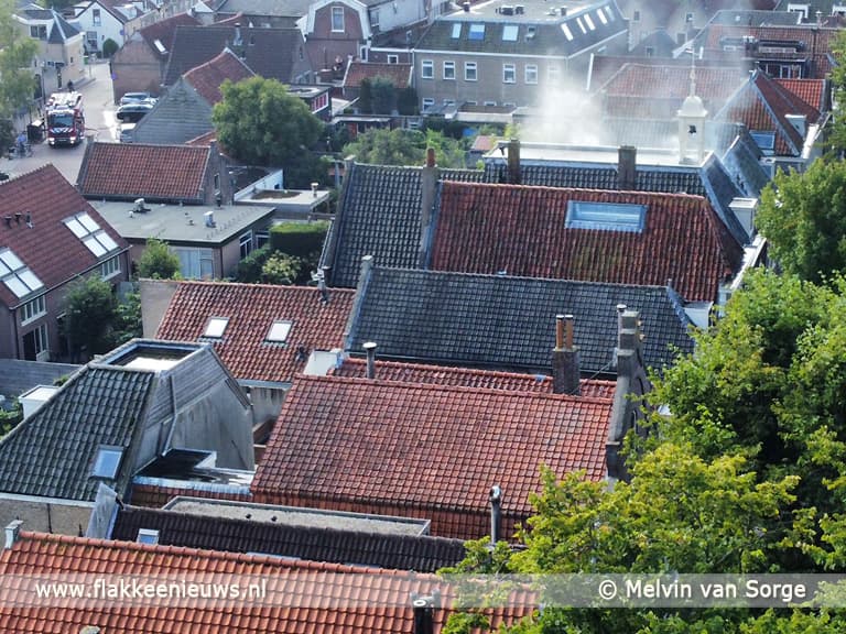 Uitslaande brand monumentaal pand Sommelsdijk