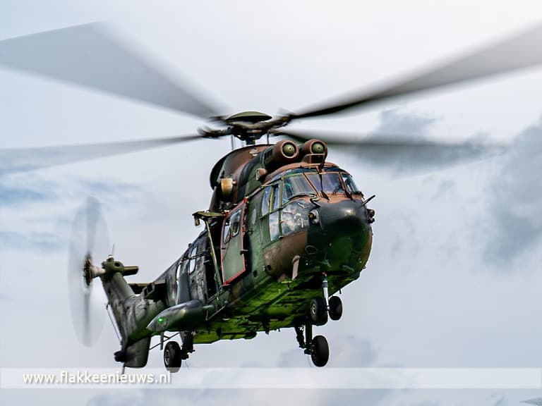 Oefening helikopters van Defensie op woensdag op 5 oktober