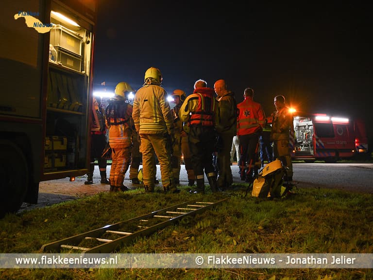 Grote zoekactie door hulpdiensten na aantreffen rugtas