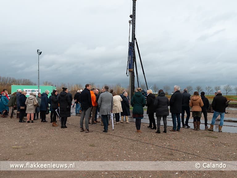 Eerste paal nieuwbouw hospice Calando Middelharnis