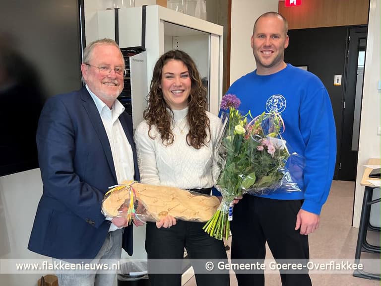 Karateka Svenja Markus verrast door gemeente