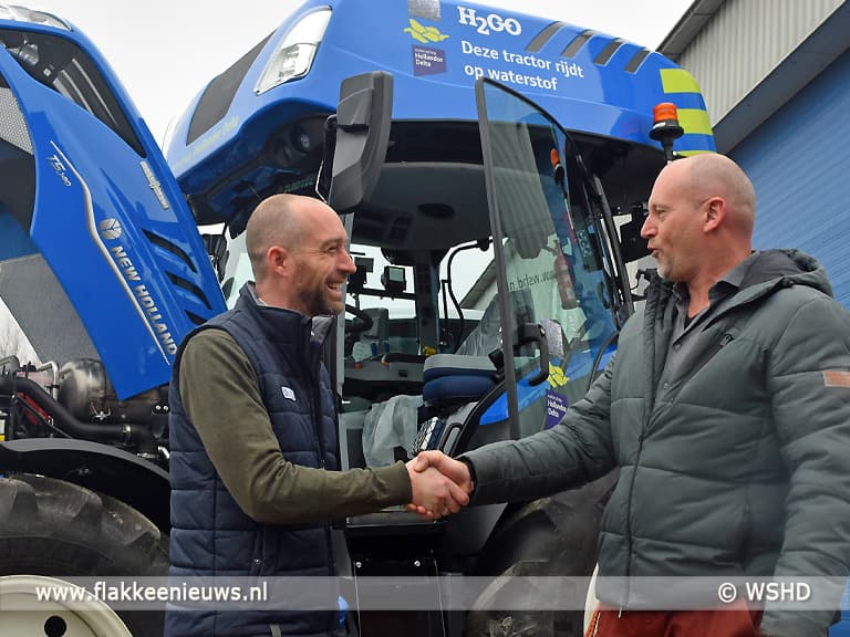 Waterstoftractor voor waterschap Hollandse Delta
