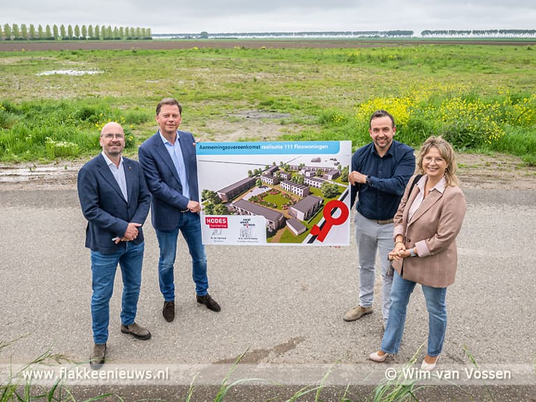 Ruim 100 modulaire woningen besteld voor vluchtingen en woningzoekenden