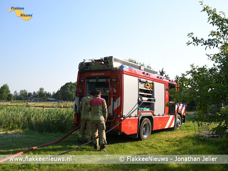 Snelle actie van brandweer beperkt bosbrand Melissant