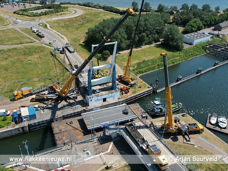 Goereesesluisbrug binnenkort weer toegankelijk voor verkeer