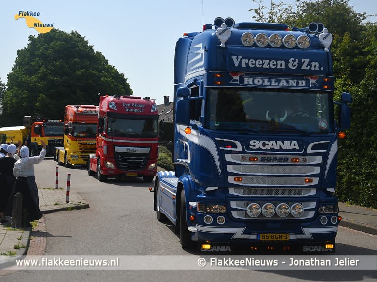 Verkeersopstoppingen vertragen Truckrun Goeree-Overflakkee