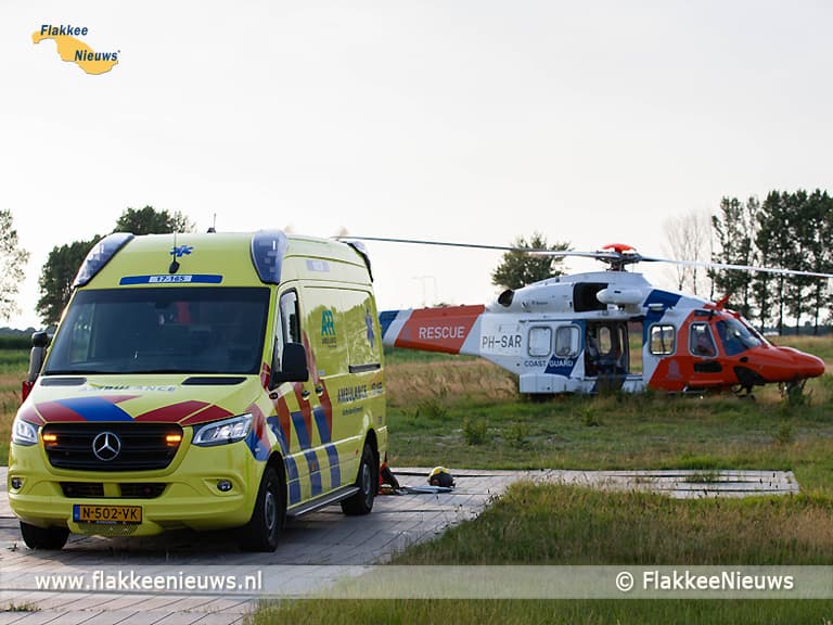 Kustwachthelikopter ingezet voor medisch transport