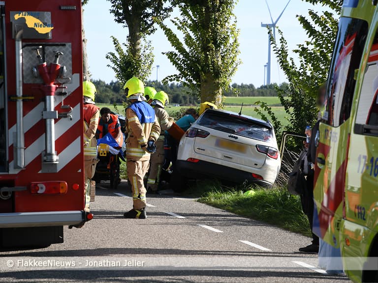 Gewonden bij ongeval op Oudelandsedijk nabij Nieuwe-Tonge