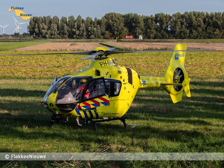 Gewonden bij ongeval op Oudelandsedijk nabij Nieuwe-Tonge