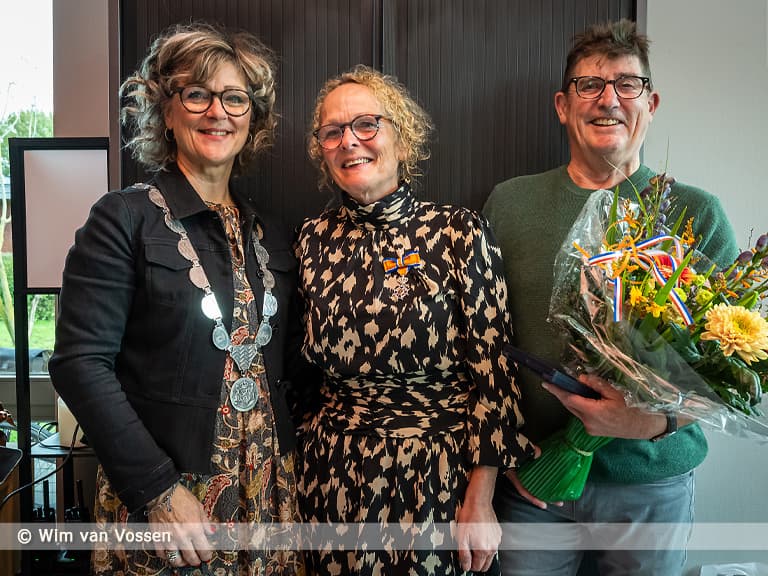 Koninklijke onderscheiding voor mevrouw Koopman uit Sommelsdijk