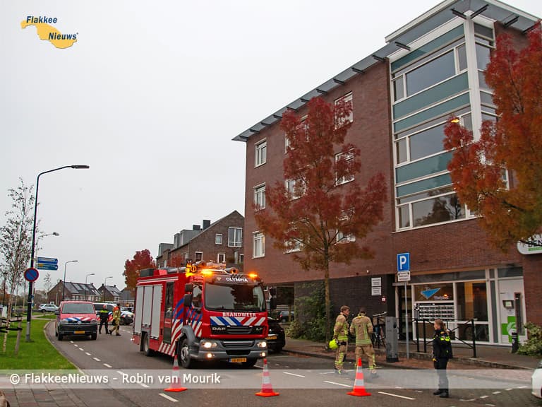 Ontruiming na melding van gaslucht in Sommelsdijk