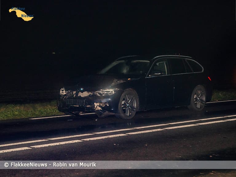 Ongeval met gewonden op N215 tussen Middelharnis en Nieuwe-Tonge