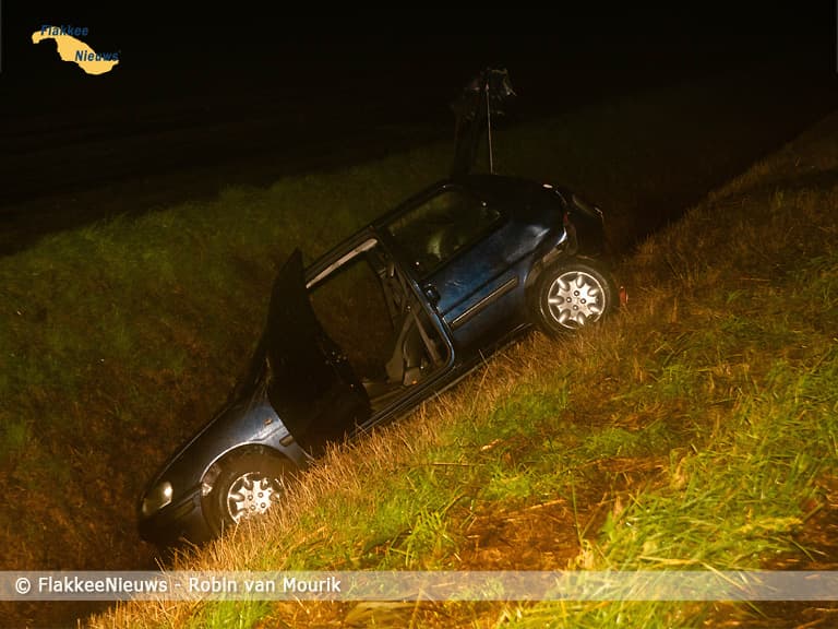 Ongeval met gewonden op N215 tussen Middelharnis en Nieuwe-Tonge
