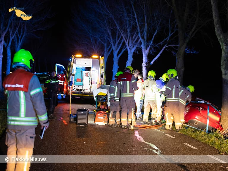 Ongeval op Westdijk tussen Melissant en Herkingen