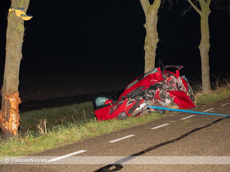 Ongeval op Westdijk tussen Melissant en Herkingen