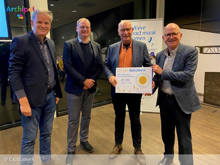 Groene Exoduskerk krijgt 5000 euro voor duurzame verwarming