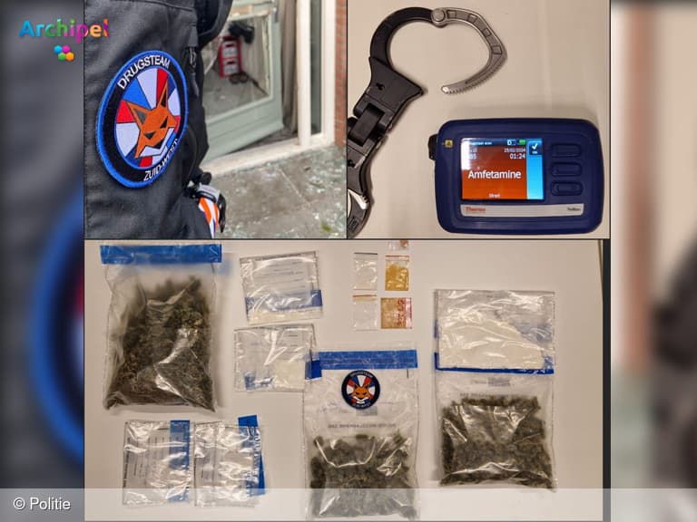 Drugs aangetroffen in drie woningen