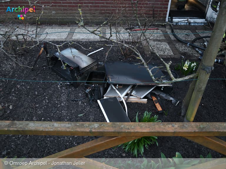 Brandweer snel ter plaatse bij brand in Ouddorp