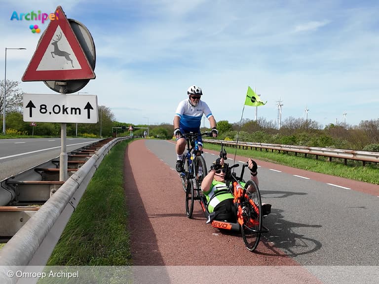 Handbiker Romano traint voor Oostenrijkse race