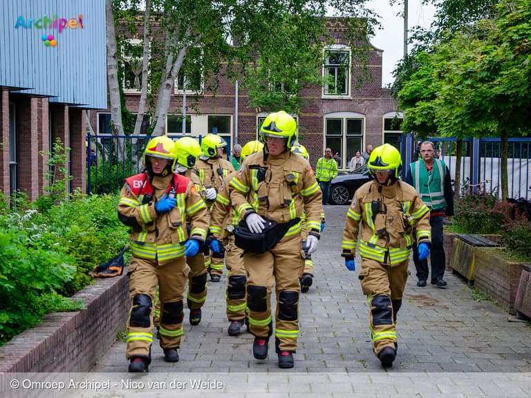 Oefening: schietpartij en brandstichting in een middelbare school